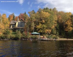 chalets à louer bord de l'eau Saint-Donat, Lanaudière