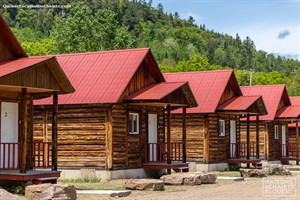 chalets en bois rond Mandeville, Lanaudière