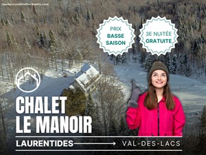 cottage rentals Val-des-Lacs, Laurentides