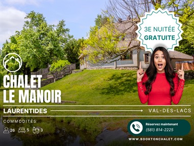 cottage rentals Val-des-Lacs, Laurentides
