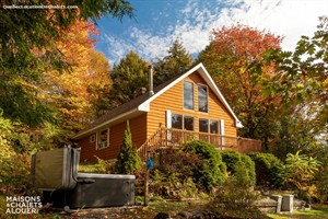 chalets à louer bord de l'eau Saint-Colomban, Laurentides