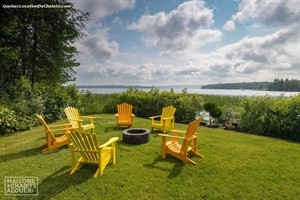 chalets à louer bord de l'eau Beaulac-Garthby, Chaudière Appalaches