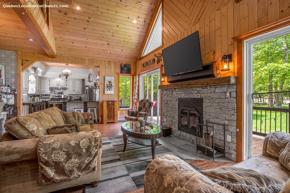 Chalet à louer Charlevoix, Saintebrigittedelaval CHALETDESCERFS