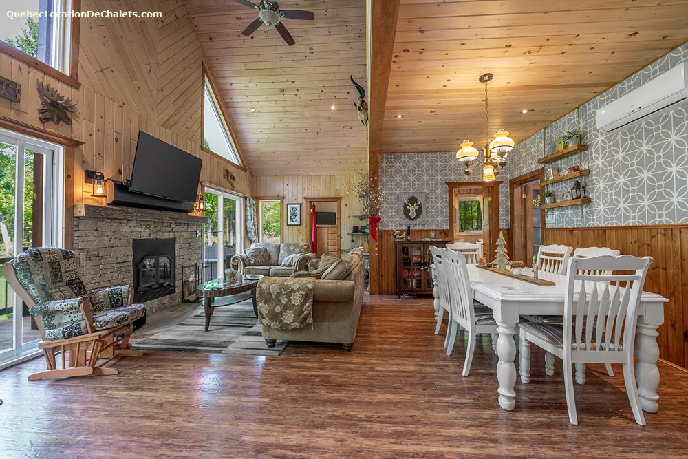 Chalet à louer Charlevoix, Saintebrigittedelaval CHALETDESCERFS