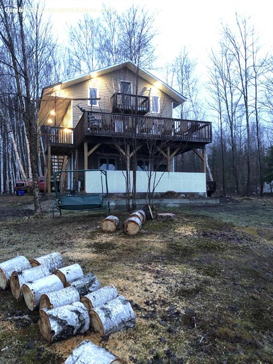 Chalet à louer Laurentides, NotreDameduLaus chalet rapide du fort