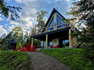 chalets à louer bord de l'eau Trois-Rives, Mauricie