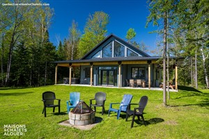 chalets à louer bord de l'eau Marston, Estrie/Cantons-de-l'est