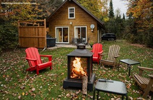 chalets à louer bord de l'eau Sainte-Cécile-de-Whitton, Estrie/Cantons-de-l'est