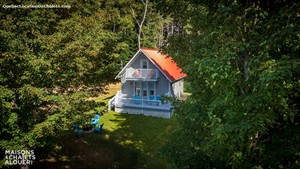 chalets à louer bord de l'eau Frontenac, Estrie/Cantons-de-l'est