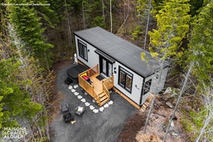 chalets ski-in/ski-out au pied des pentes  Adstock, Chaudière Appalaches