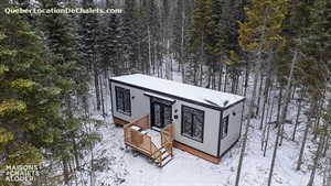 chalets ski-in/ski-out au pied des pentes  Adstock, Chaudière Appalaches