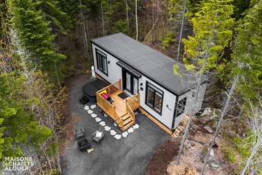 chalets ski-in/ski-out au pied des pentes  Adstock, Chaudière Appalaches