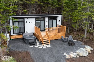 chalets ski-in/ski-out au pied des pentes  Adstock, Chaudière Appalaches