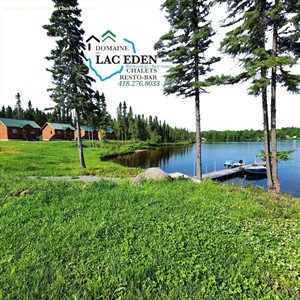 chalets avec plage privée Saint-Stanislas, Saguenay-Lac-St-Jean