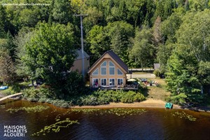 waterfront cottage rentals Mandeville, Lanaudière
