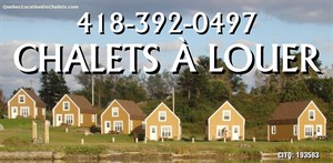 chalets avec spa Bonaventure, Gaspésie