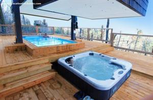 chalets en bois rond Sainte-Agathe-des-Monts, Laurentides