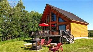 chalets en bois rond Saint-Michel-des-Saints , Lanaudière