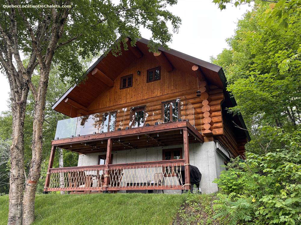 Chalet en bois rond - Chalet à louer Lac-aux-Sables, PL-32642