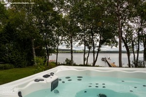 chalets à louer bord de l'eau Beaulac-Garthby, Chaudière Appalaches