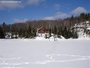 chalets en bois rond Sainte-Béatrix, Lanaudière