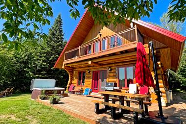 chalets à louer bord de l'eau Sainte-Christine d'Auvergne, Québec