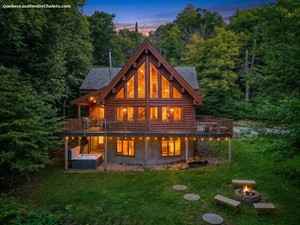 chalets bord de l'eau riverains Mont-Tremblant, Laurentides