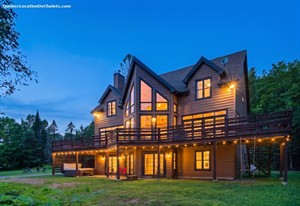 chalets bord de l'eau riverains Mont-Tremblant, Laurentides