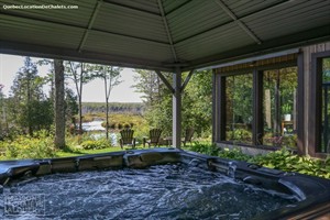 chalets à louer bord de l'eau Saint-Calixte, Lanaudière