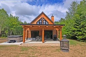 chalets à louer bord de l'eau Sainte-Christine d'Auvergne, Québec