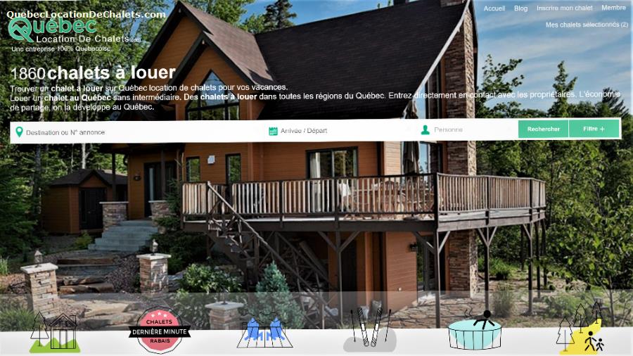 Chalet à louer SaguenayLacStJean, Labrecque Le manoirss