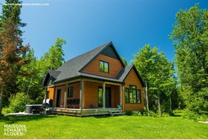 chalets à louer bord de l'eau Beaulac-Garthby, Chaudière Appalaches